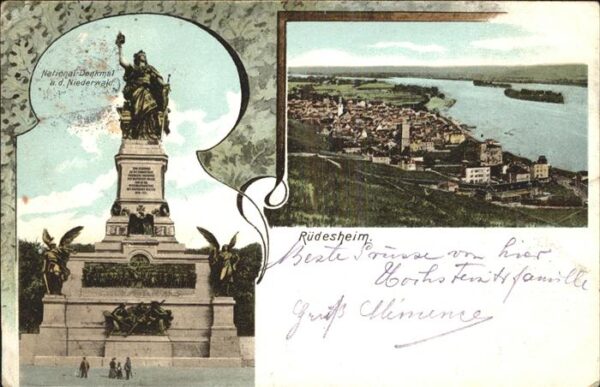 Ruedesheim Rhein National-Denkmal