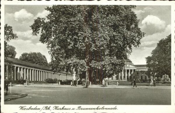 Wiesbaden Kurhaus u.Brunnenkolonnade
