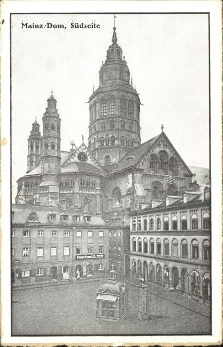 Mainz Rhein Dom (Südseite)