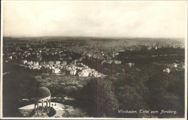 Wiesbaden Blick vom Neroberg