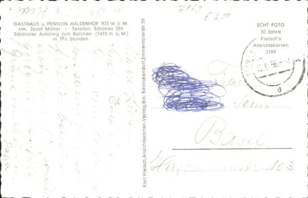 Schoenau Schwarzwald Gasthausu.Pension Haldenhof – Bild 2