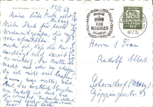Bad Kissingen Wandelhalle – Bild 2