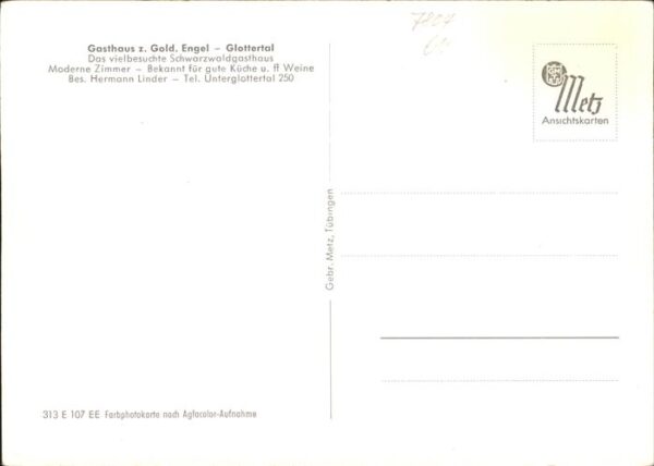 Glottertal Gasthaus zum goldenen Engel – Bild 2