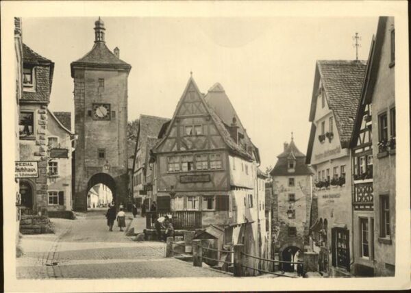 Rothenburg Tauber Plönlein