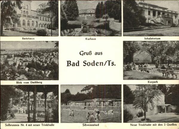 Bad Soden Taunus Badehaus u.Schwimmbad