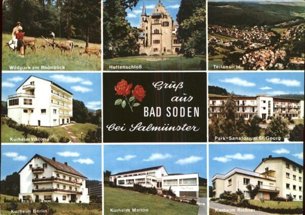 Bad Soden-Salmuenster Kurheim Viktoria u.Huttenschloss