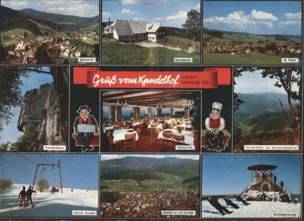 Waldkirch Breisgau Kandelhof u.weitere Orte um Waldkirch