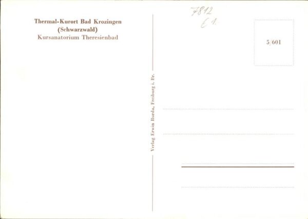 Bad Krozingen Kursanatorium Theresienbad – Bild 2