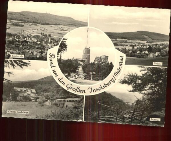 Inselsberg Schmalkalden Mit div.Orten