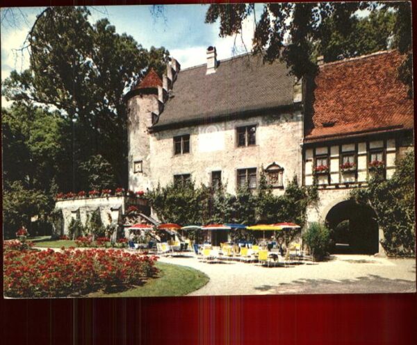 Aschach Bad Bocklet Schloß-Cafe Aschach