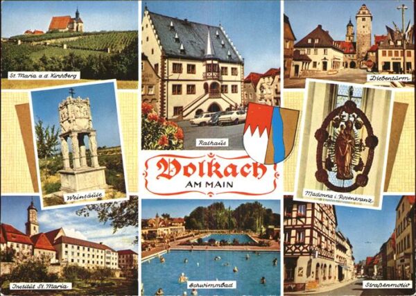 Volkach Rathaus u.Schwimmbad