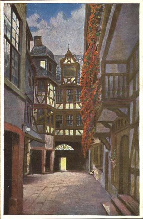 Frankfurt Main Römer (Höfchen im Hause Wannebach)