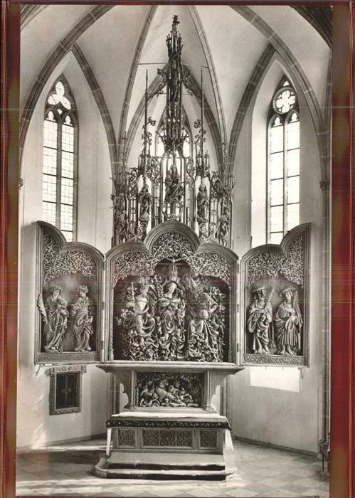 Breisach Rhein Innenansicht vom Stephansmünster (Hocha