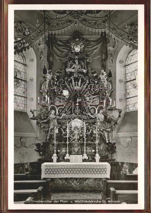 St Maergen Gnadenaltar der Pfarr- u.Wallfahrtskirc