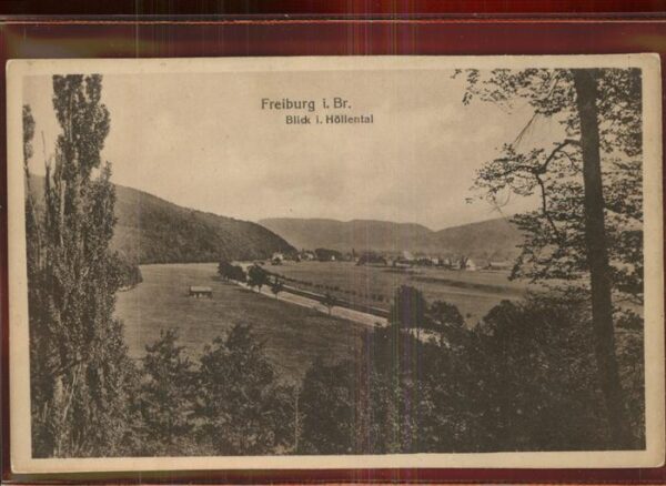 Freiburg Breisgau Blick ins Höllental