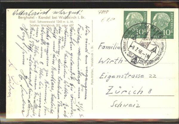 Kandel Waldkirch Breisgau Berghotel – Bild 2