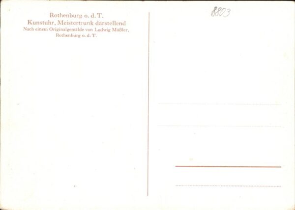 Rothenburg Tauber Kunstuhr an ehemaligen Ratstrinkstube M – Bild 2