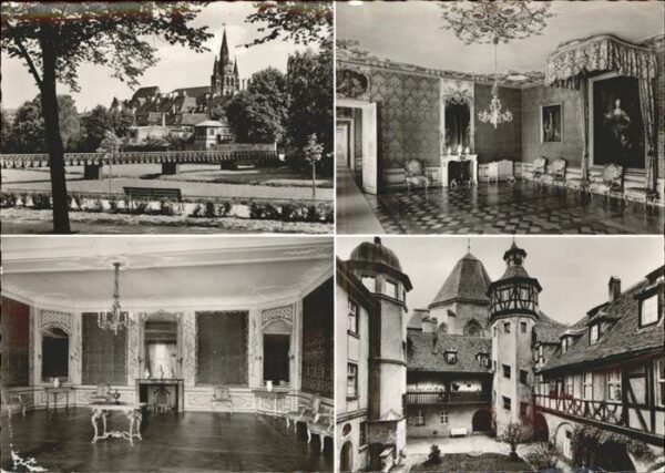 Ansbach Mittelfranken Residenz Schloss Audienzzimmer des Mark
