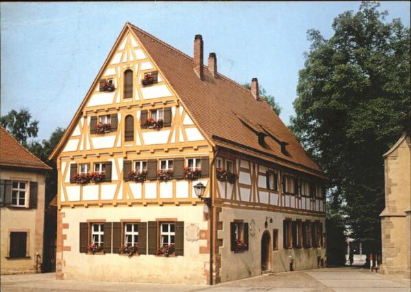 Weissenburg Bayern Messnerhaus erbaut 1581 frühere Lateins