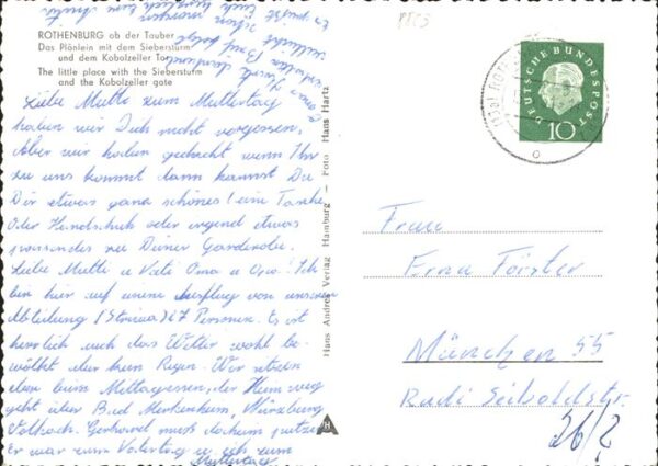 Rothenburg Tauber Ploenlein mit Sieberstor Kobolzellertor – Bild 2