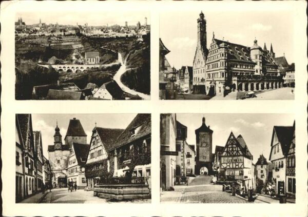 Rothenburg Tauber Rathaus Röderboden Markusturm Plönlein