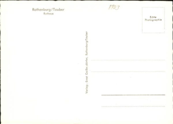 Rothenburg Tauber Rathaus – Bild 2