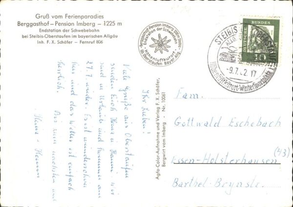 Steibis Berggasthof Pension Imberg – Bild 2