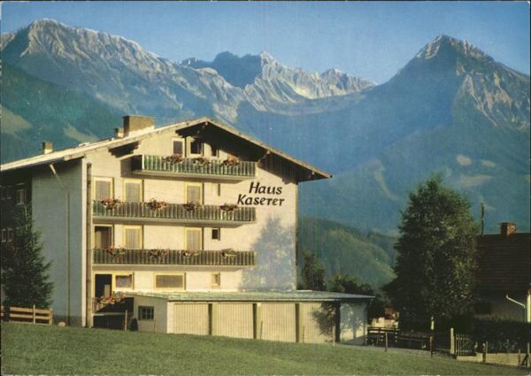 Fischen Allgaeu Hotel Pension Kaserer Alpenblick