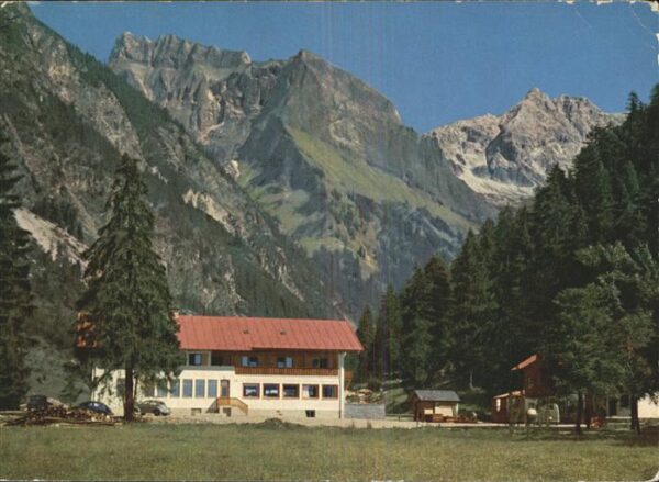 Oberstdorf Oytalhaus mit Schneck und Gr. Wilde All