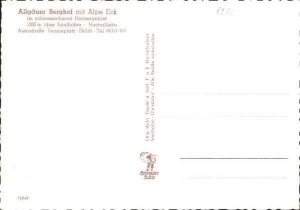 Sonthofen Oberallgaeu Allgäuer Berghof mit Alpe Eck Alpenpano – Bild 2