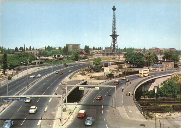 Berlin Schnellstrassen und Funkturm