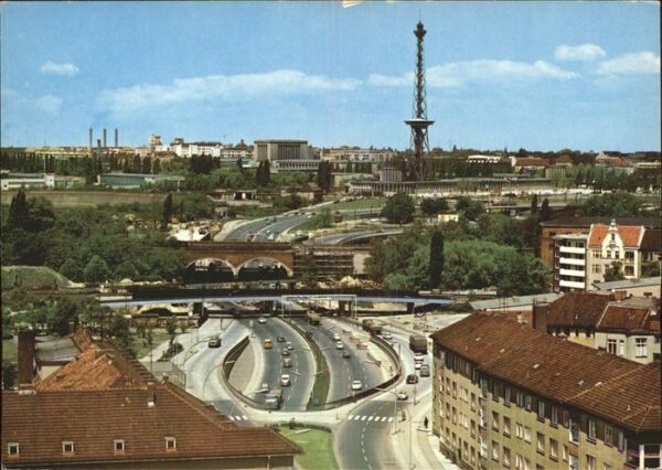 Berlin Schnellstrassen und Funkturm