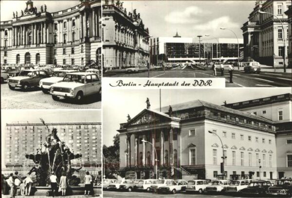 Berlin Hauptstadt der DDR Teilansichten Brunne