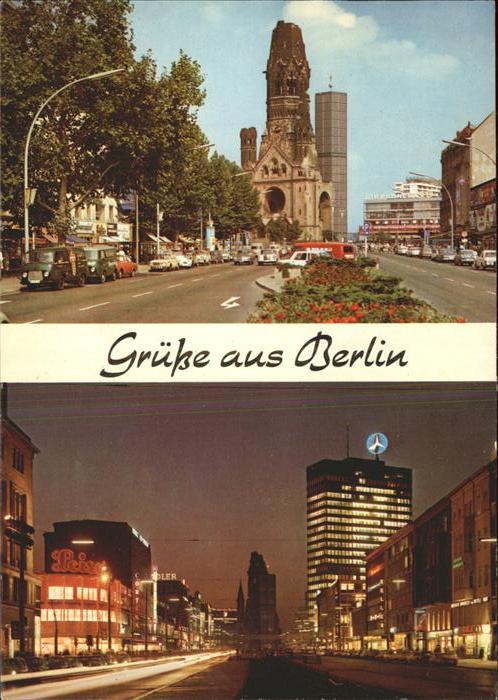 Berlin Kurfürstendamm Kaiser Wilhelm Gedächtni