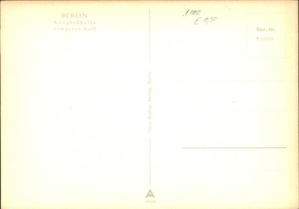 Berlin Kongresshalle bei Nacht – Bild 2