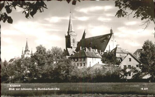 Ansbach Mittelfranken Johannis- und Gumbertuskirche