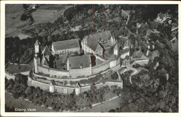 Coburg Veste Fliegeraufnahme