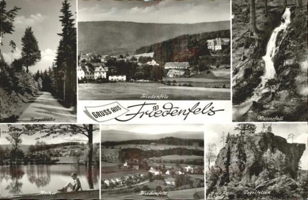 Friedenfels Bergstrasse Wasserfall Vogelfelsen Weih