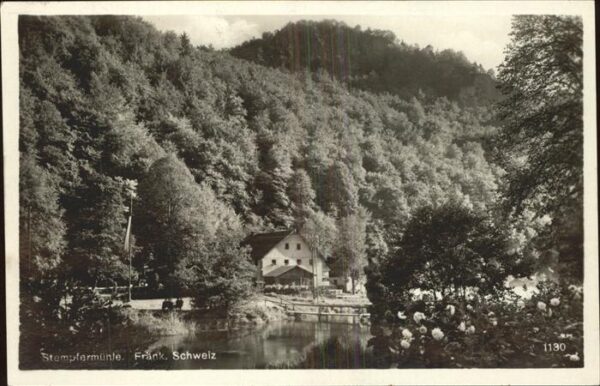 Stempfermuehle Partie am Flusslauf