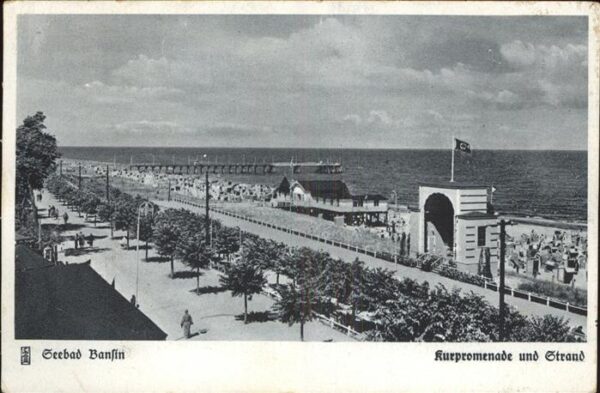 Bansin Ostseebad Kurpromenade Strand