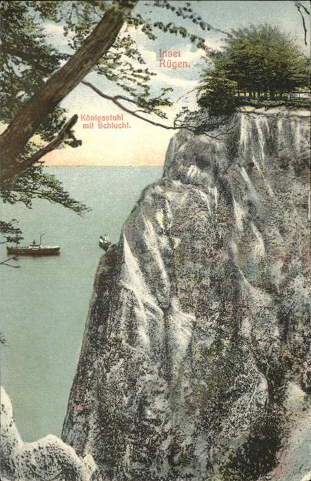 Stubbenkammer Ruegen Königsstuhl Schlucht