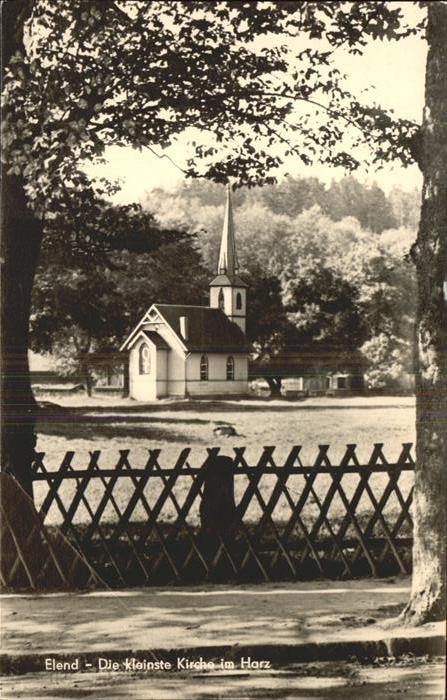 Elend Harz kleinste Kirche im Harz