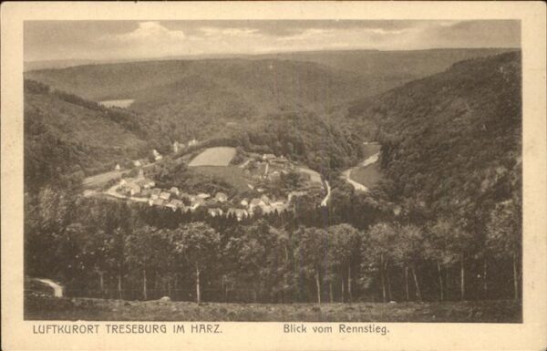 Treseburg Harz vom Rennstieg