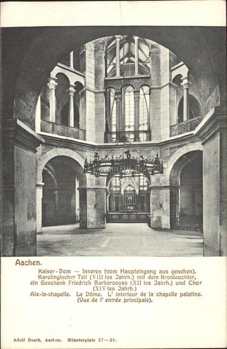 Aachen Kaiser-Dom Inneres