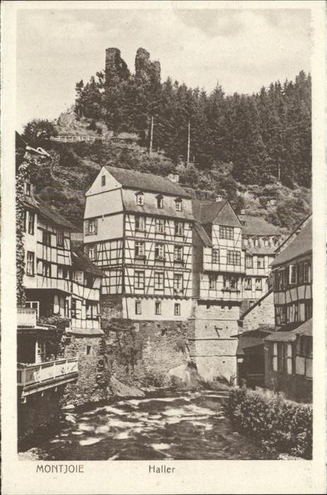 Montjoie Monschau Haller