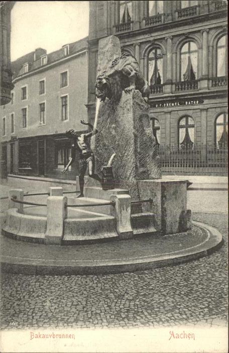 Aachen Bakauvbrunnen