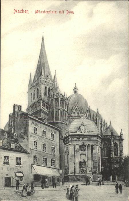 Aachen Münsterplatz Dom