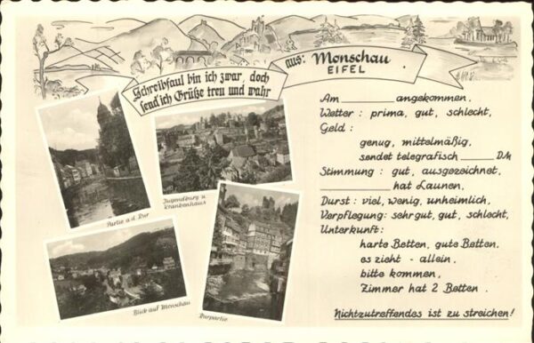 Monschau An der Rur Jugendburg