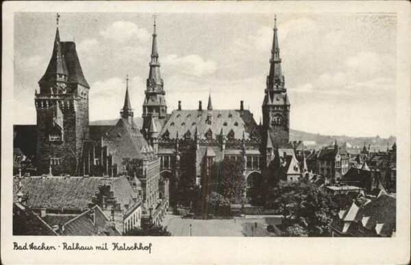 Aachen Rathaus KLatschhof
