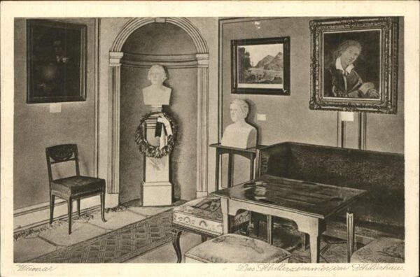 Weimar Thueringen Schillerhaus Schillerzimmer